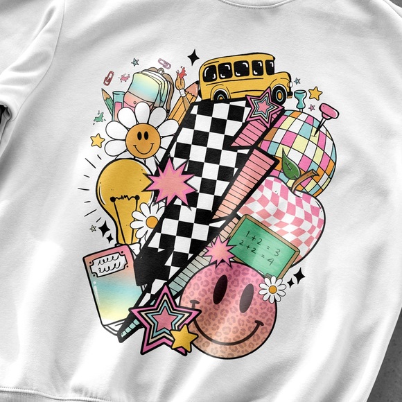 Retro Design School sweatshirt - Picture 3 of 3